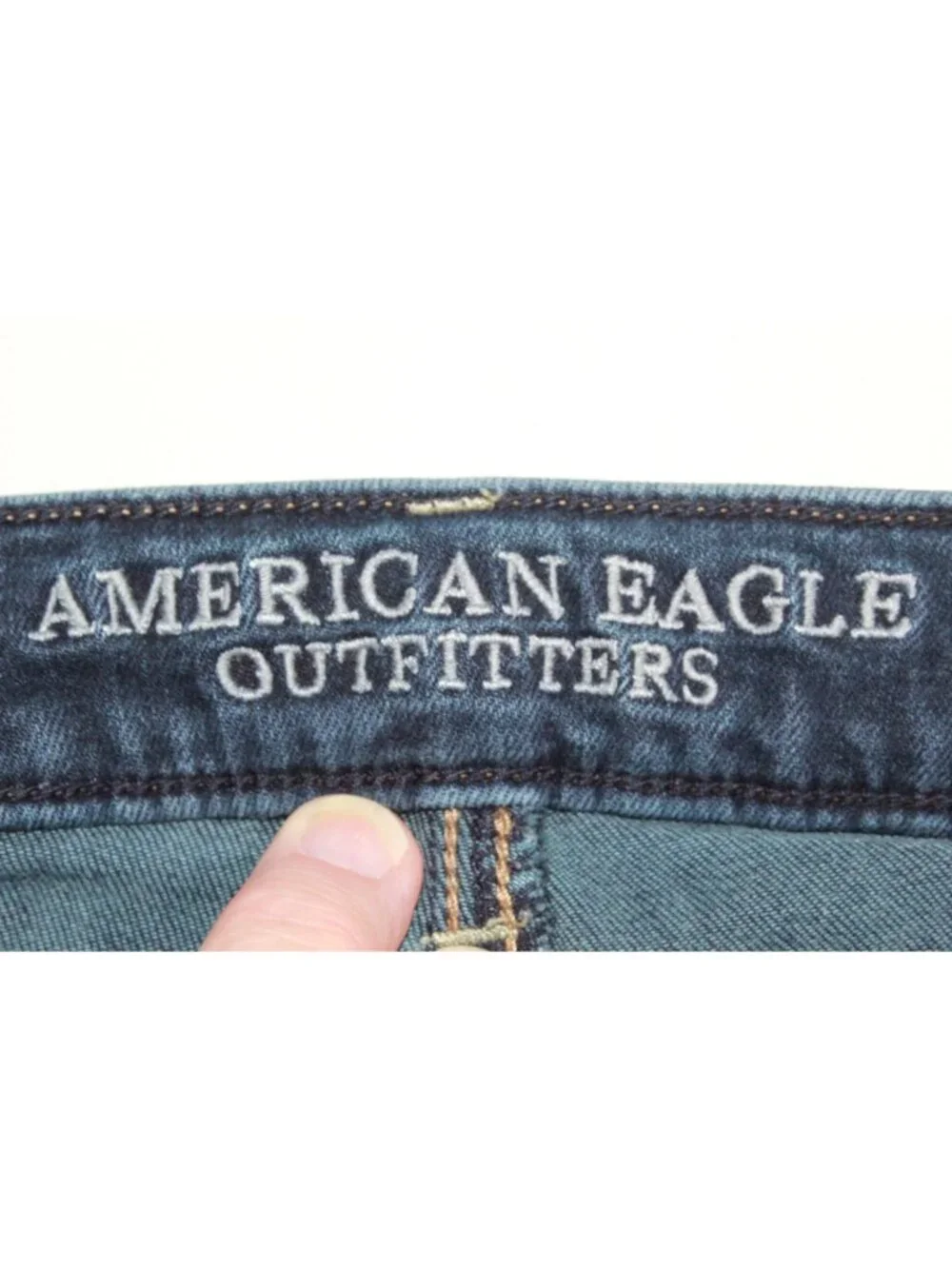 American Eagle Outfitters Dark Wash Stretch Women's Skinny Jeans Size 8 Short