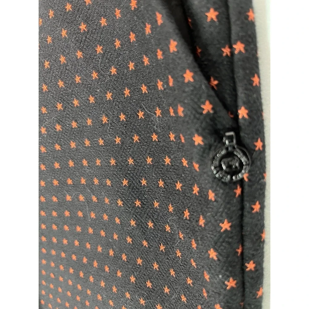 Scotch‎ & Soda Magical Altitudes Star Jacquard Pant Size XL Black Red EUC