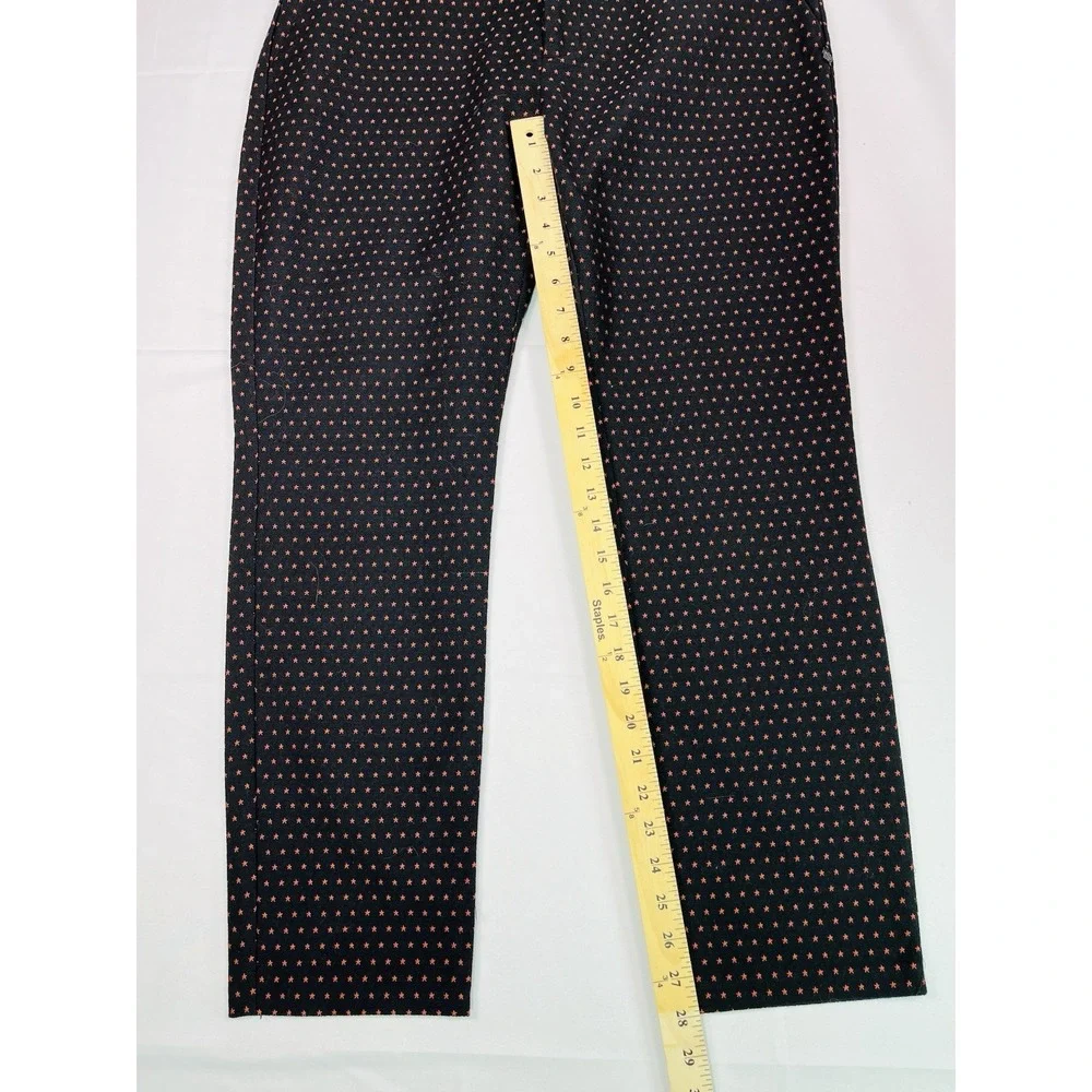Scotch‎ & Soda Magical Altitudes Star Jacquard Pant Size XL Black Red EUC