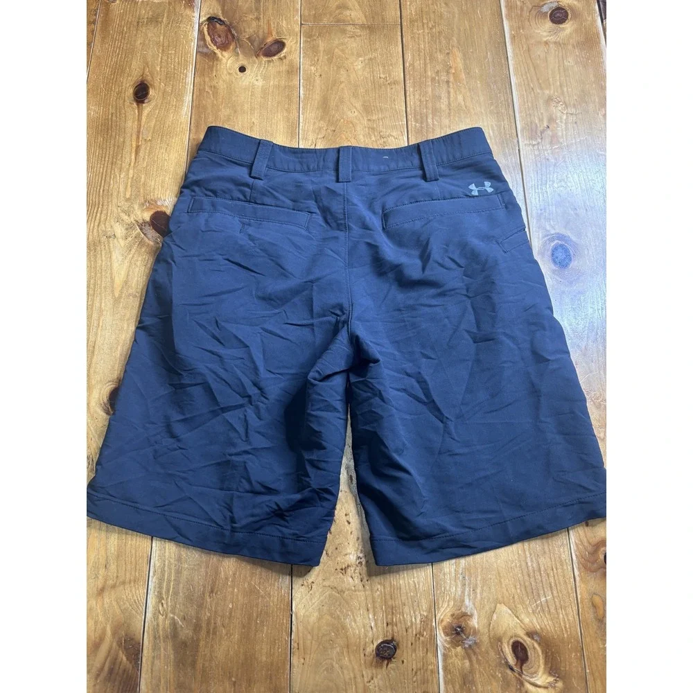 Under Armour Men's Black Activewear Shorts Size 30 Performance Golf Casual