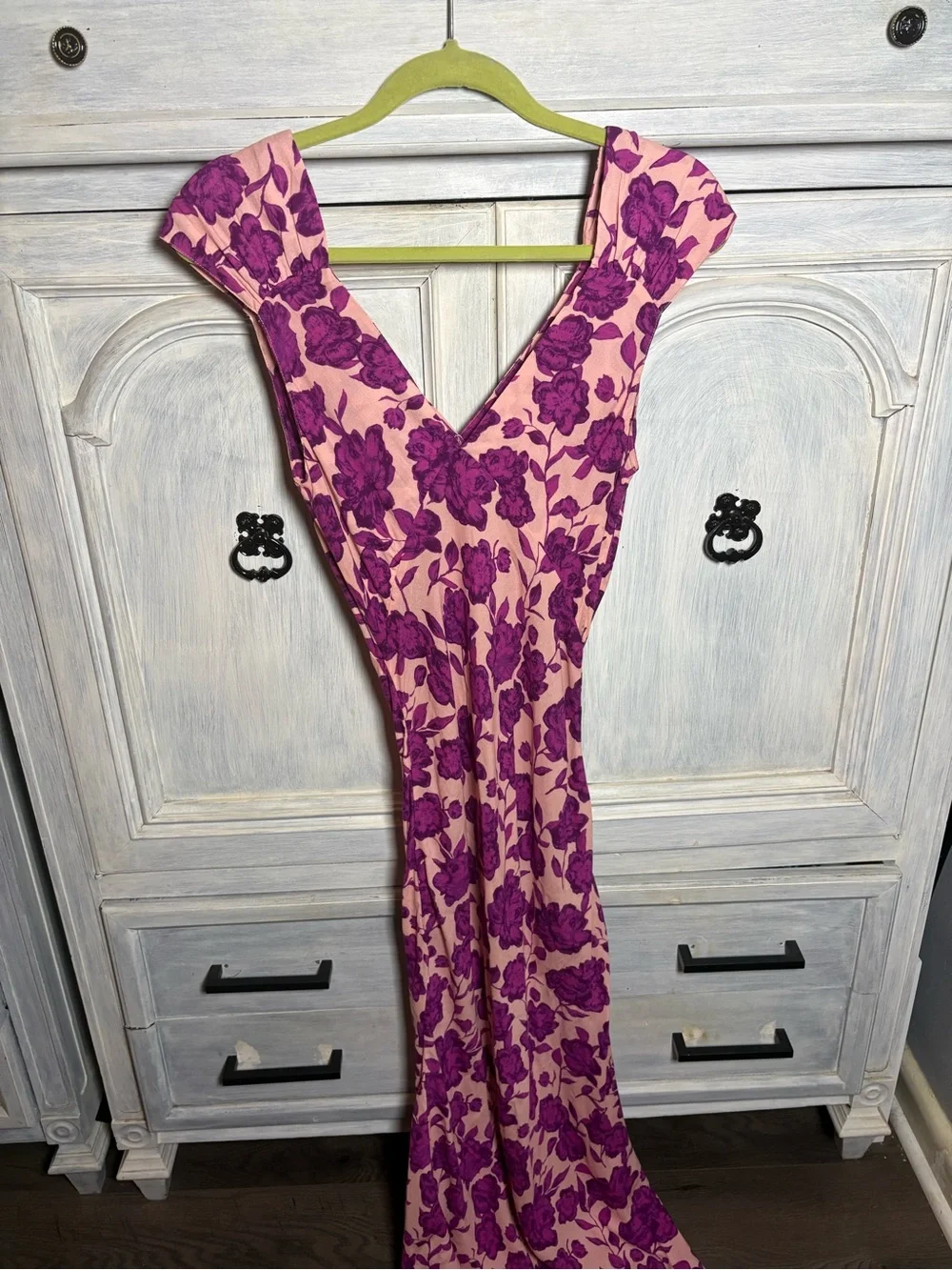 Free People Jen's‎ Pirate Booty Wavecrest Slip Dress Pink Floral Dainty Romantic