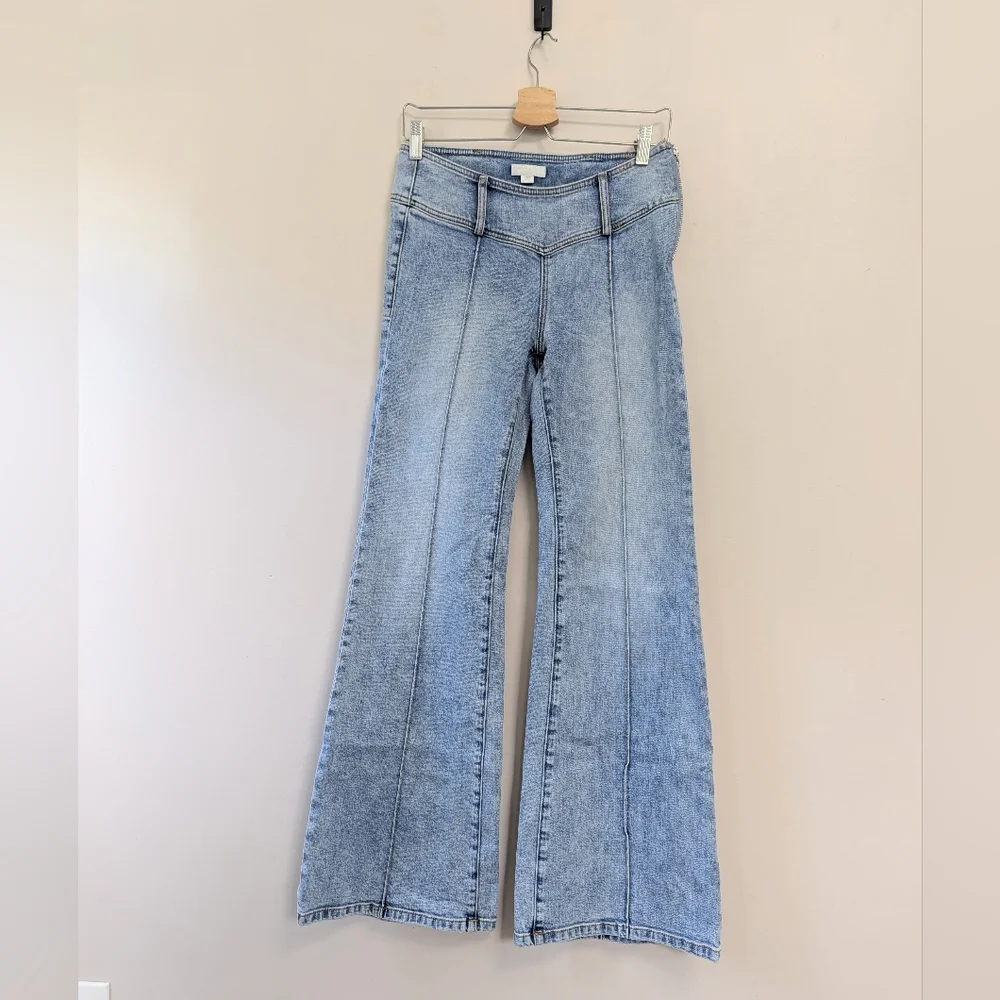 Miss Sixty Nixie Low-rise‎ Flared Jeans Y2K Light Wash