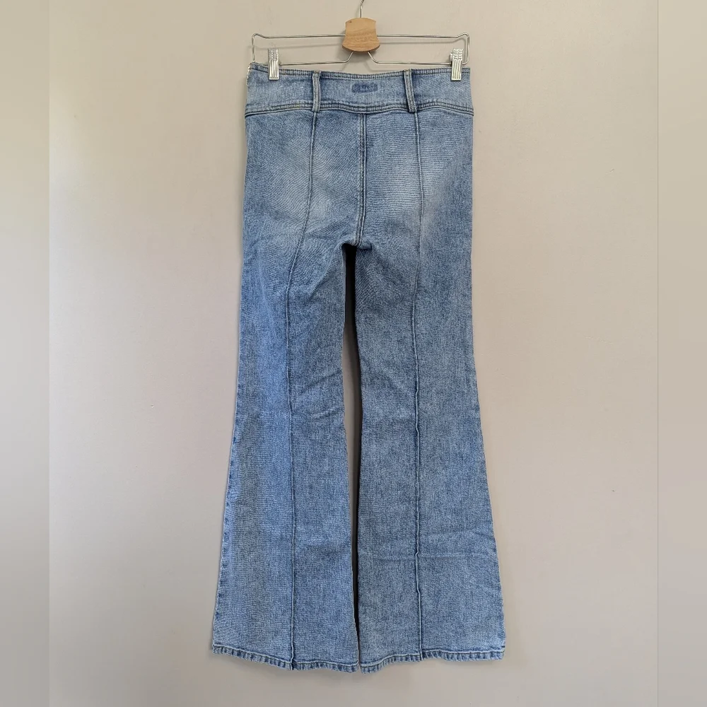 Miss Sixty Nixie Low-rise‎ Flared Jeans Y2K Light Wash