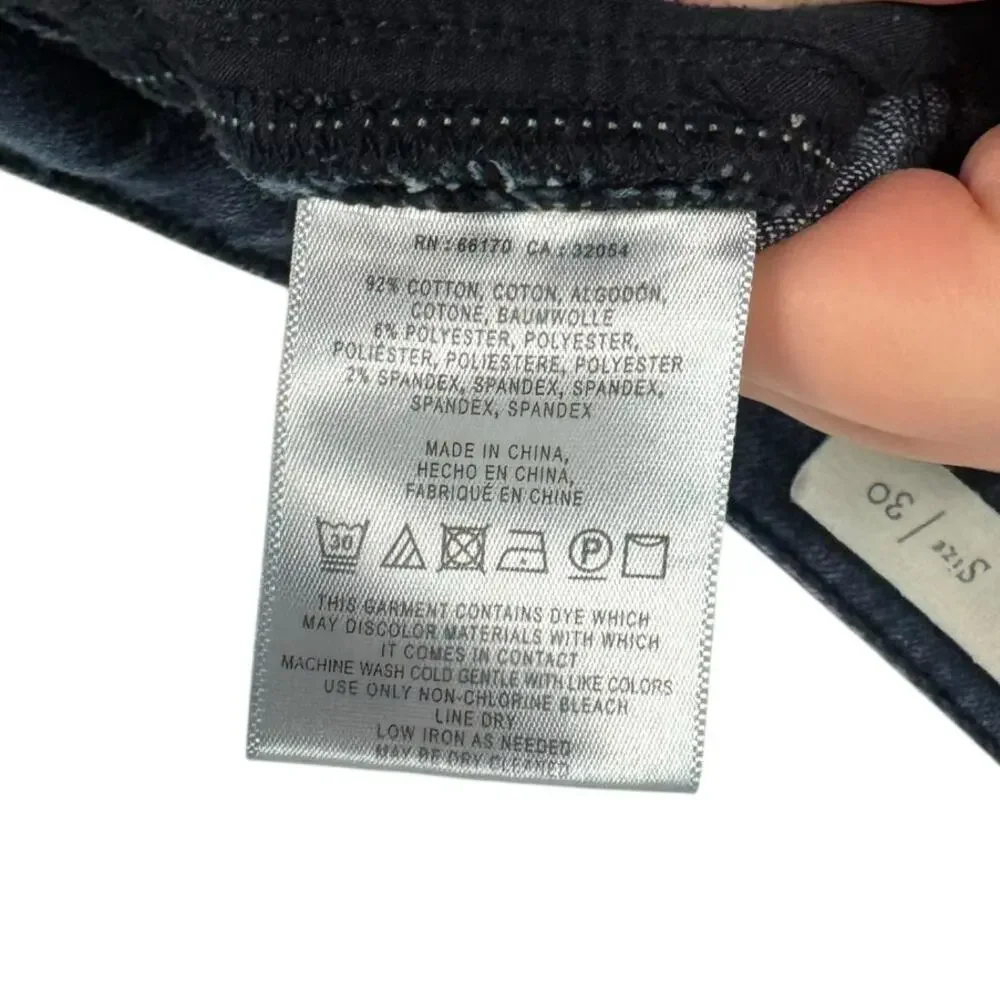 Pilcro and the Letterpress Anthropologie Dark‎ Wash Denim Stretch Flare Jeans 30
