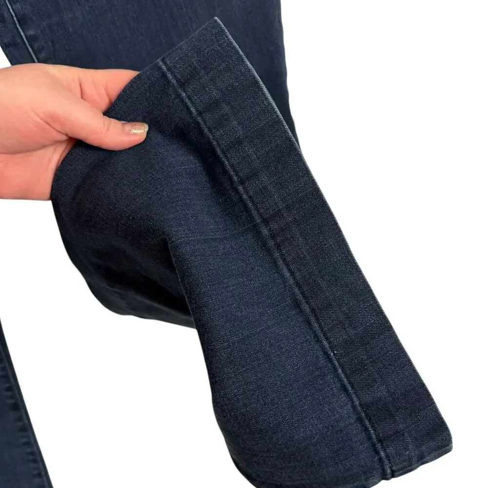 Pilcro and the Letterpress Anthropologie Dark‎ Wash Denim Stretch Flare Jeans 30