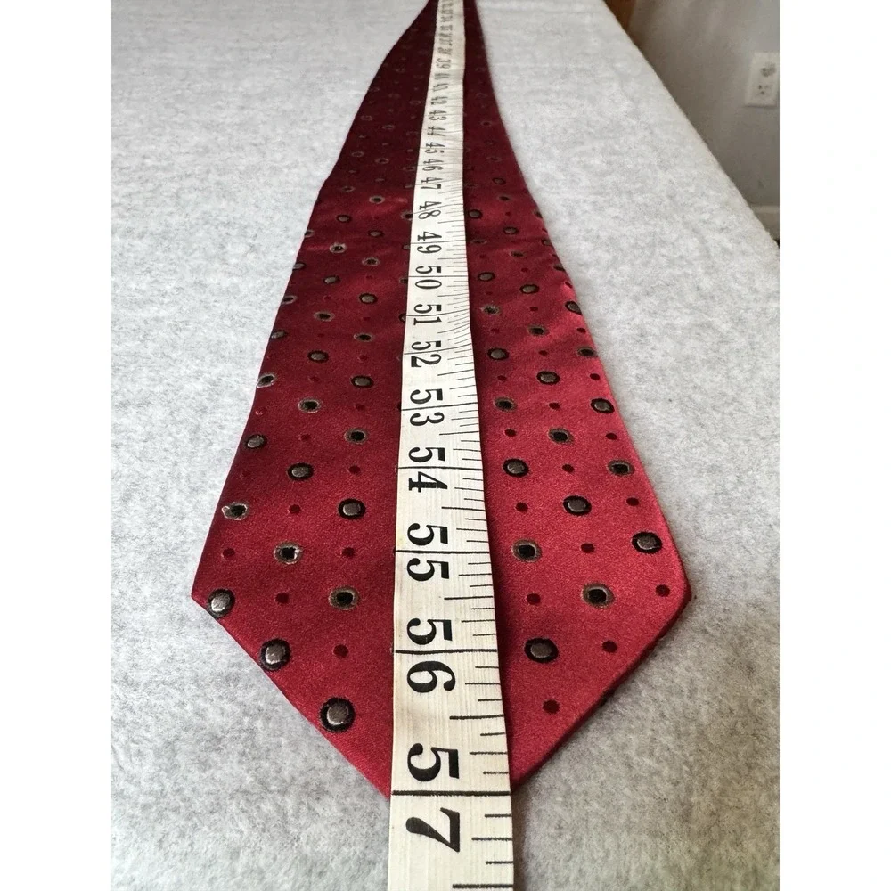 Alafani Men's Tie 100% Hand Made Silk‎  Red