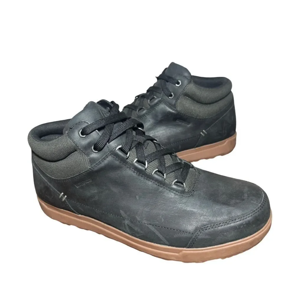 Forsake Phil Mid Black Leather Waterproof Sneaker Boot Men's Size 10