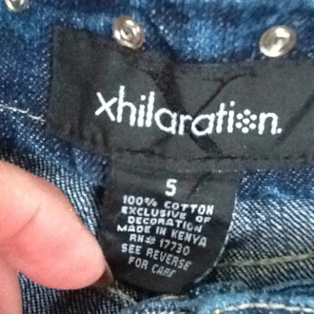 Xhilaration Rhinestone‎ Studded Jeans Sz 5 NWT