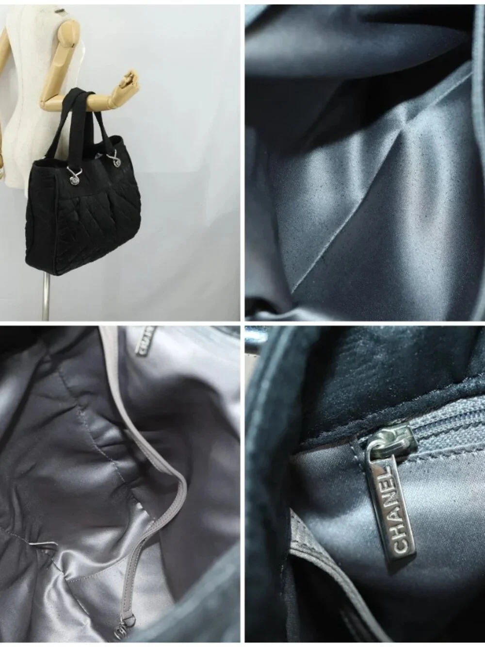 CHANEL brand	chanel color	black