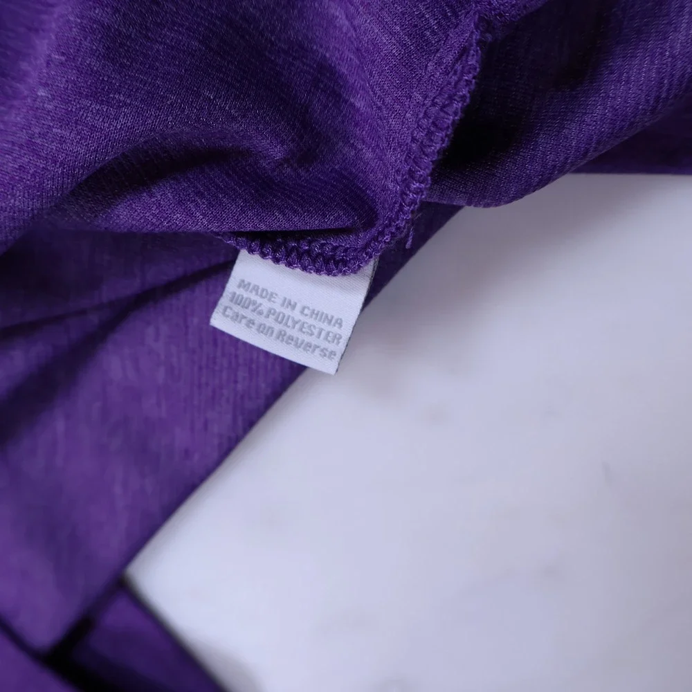 Top of the World LSU Tigers Mens Purple Heathered Polo‎ Large Louisiana State U