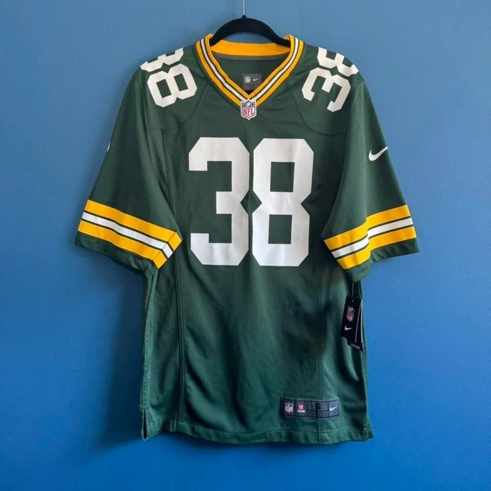 Nike Green Bay Packers Jersey Men's Size Small #38‎ Williams NWT Football NFL
