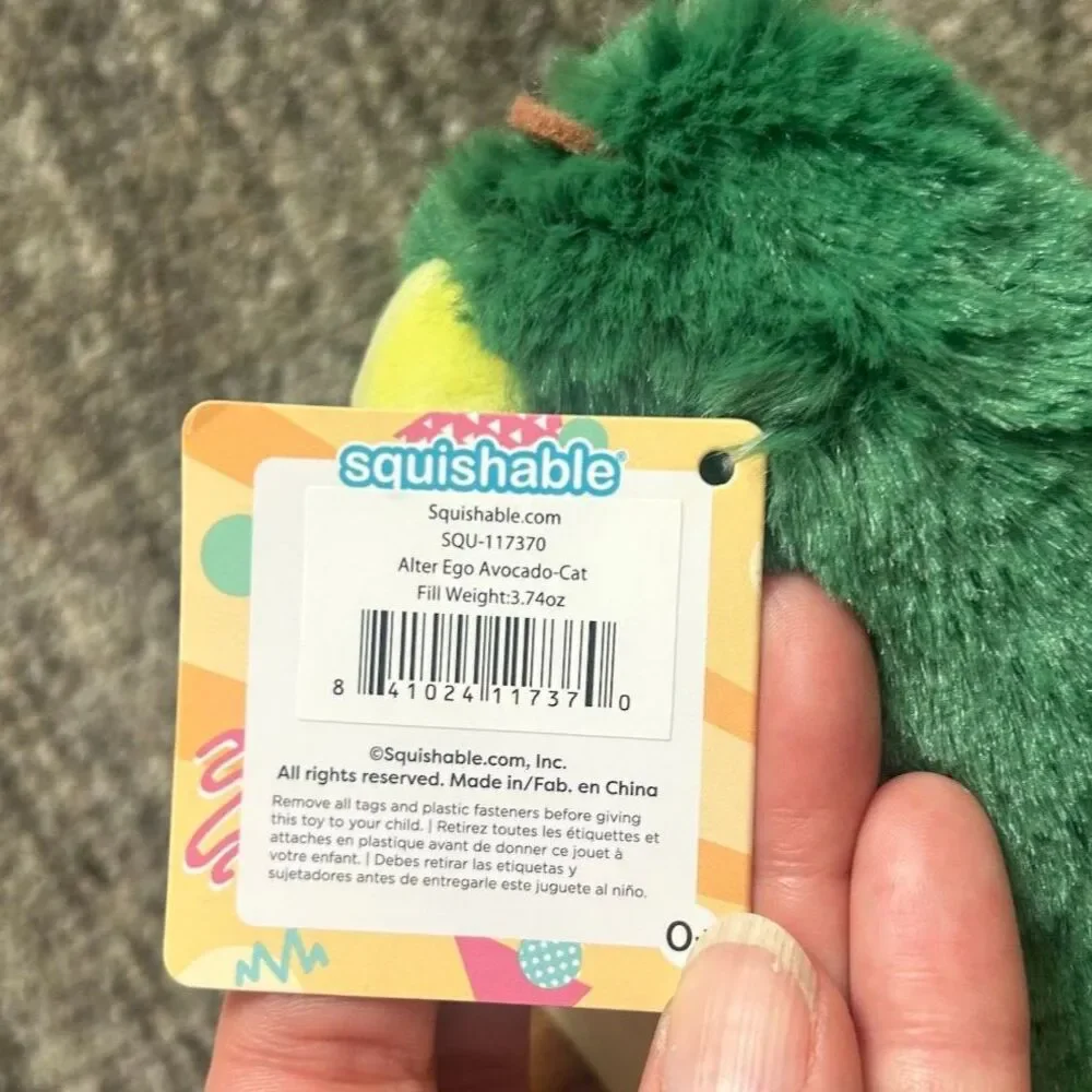 Squishable plush alter avocado