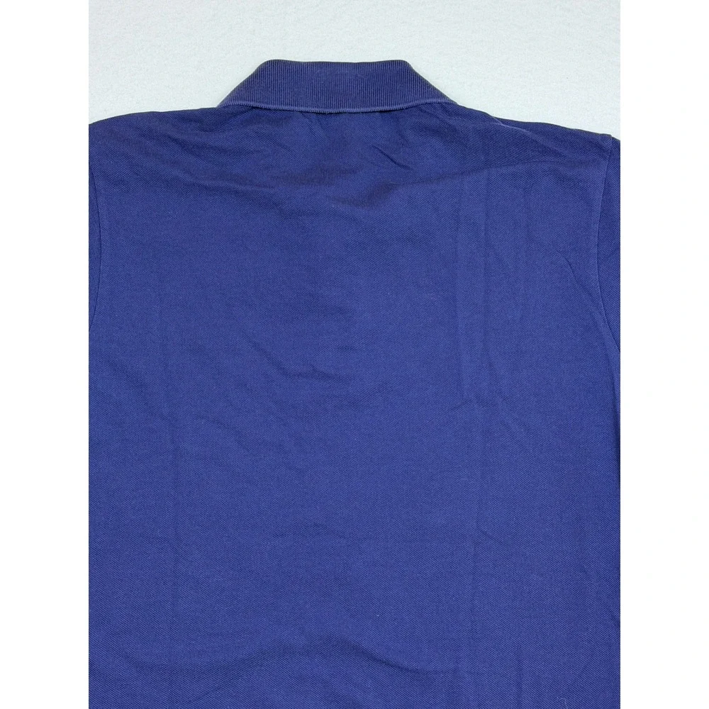 Lacoste Classic Fit Men's Polo Shirt Navy Blue Short Sleeve Embroidered Size Med