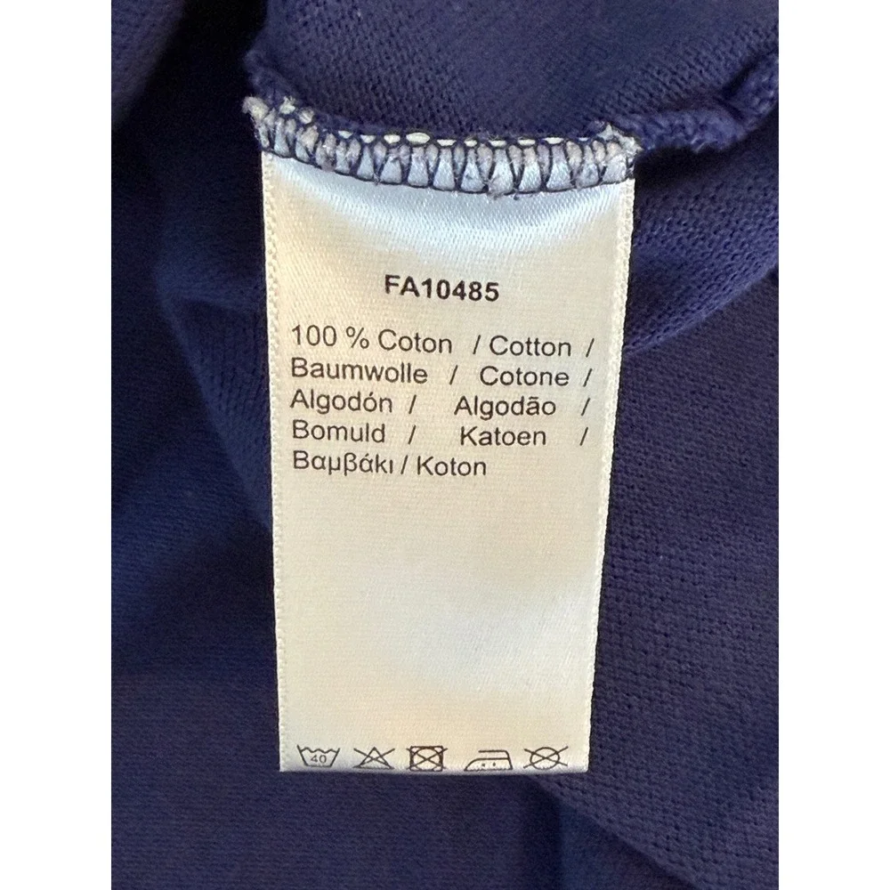 Lacoste Classic Fit Men's Polo Shirt Navy Blue Short Sleeve Embroidered Size Med