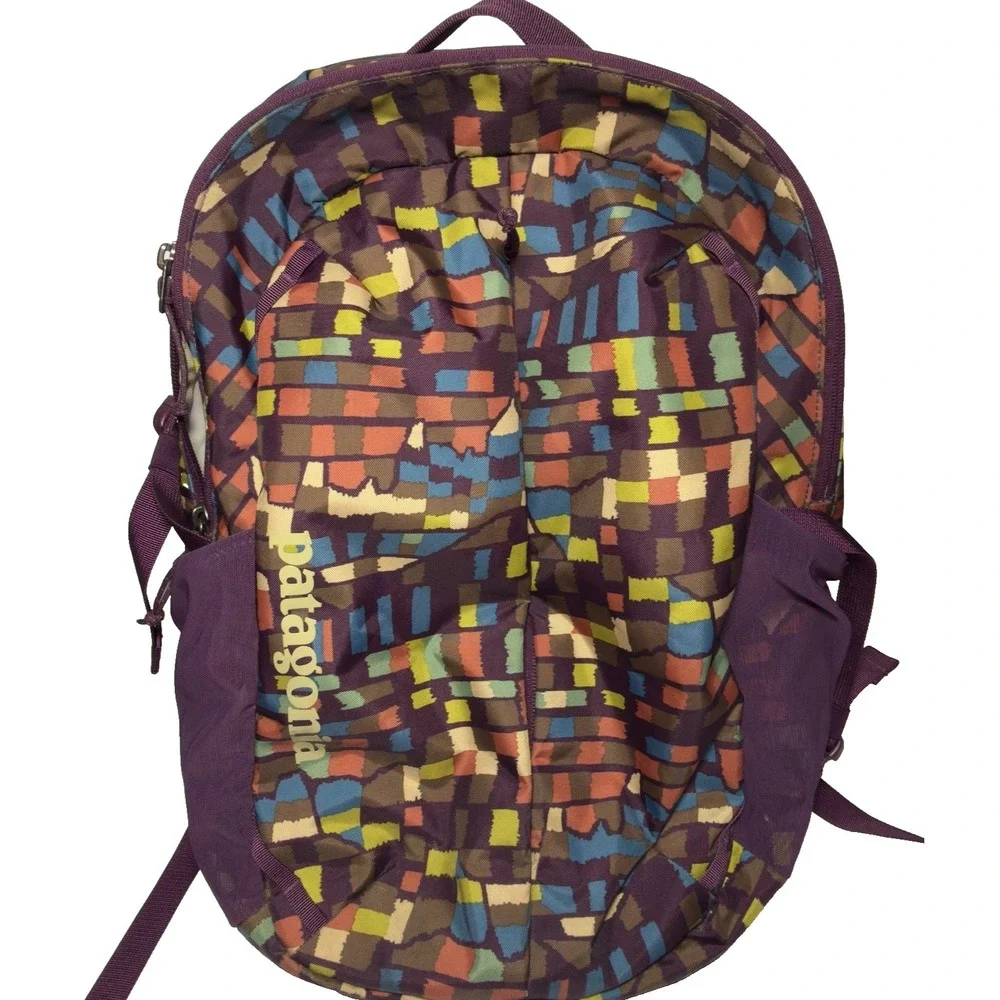 Patagonia Refugio Backpack Fitz Roy‎ Patchwork Daypack Removable Laptop Sleeve