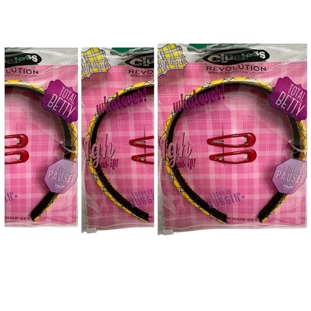 Set of 4 individual New headband sets. Clueless edition!‎