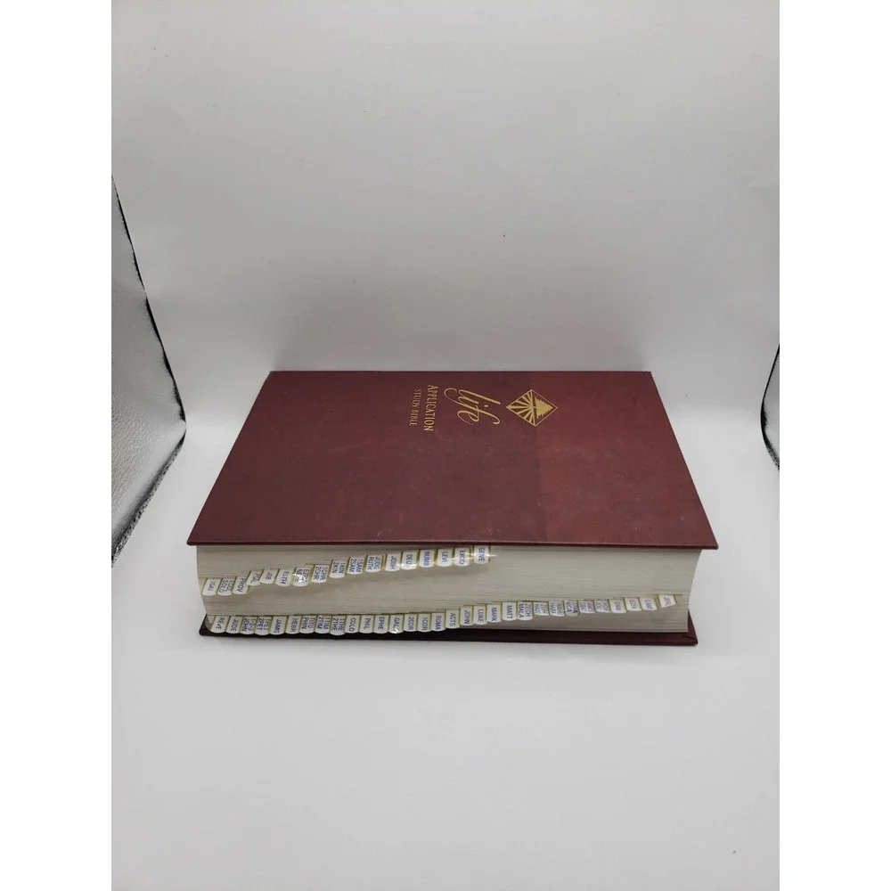 Tyndale burgundy hardcover