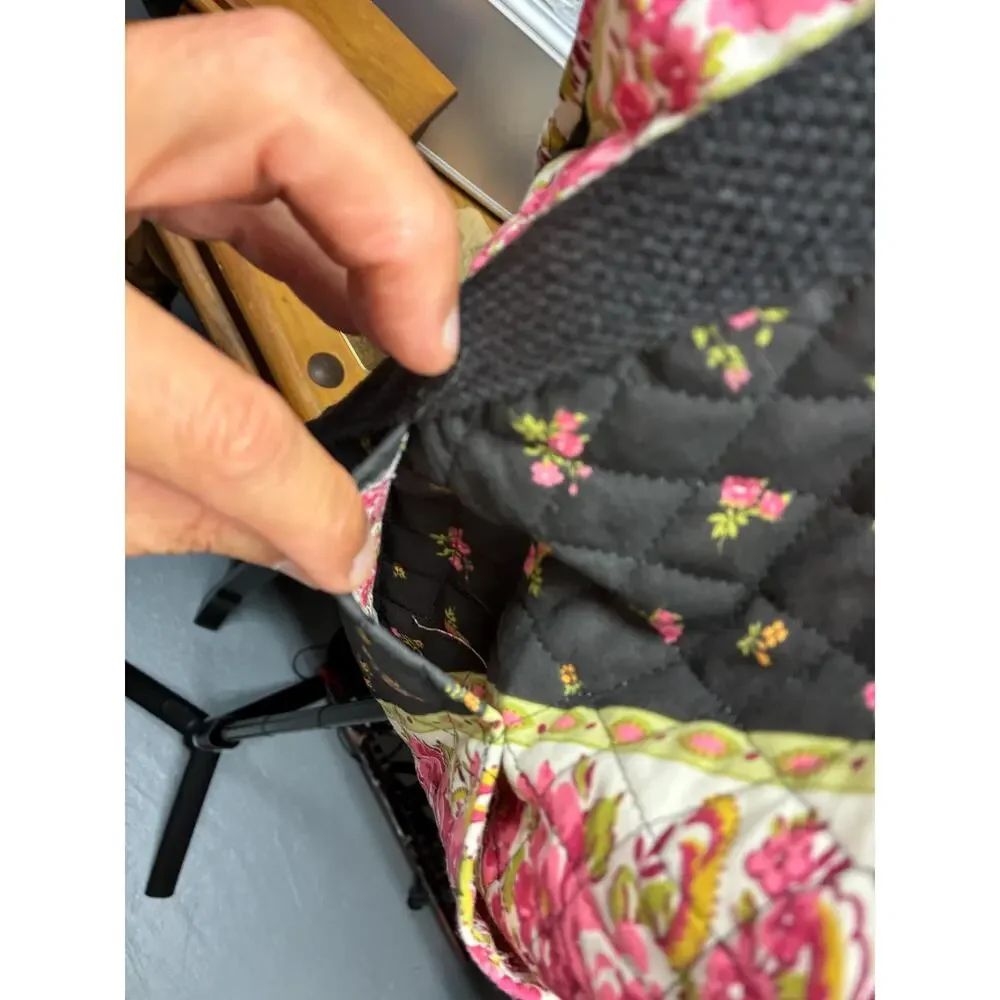 Handcrafted Quilted Tote Bag | Floral Patchwork Purse 10