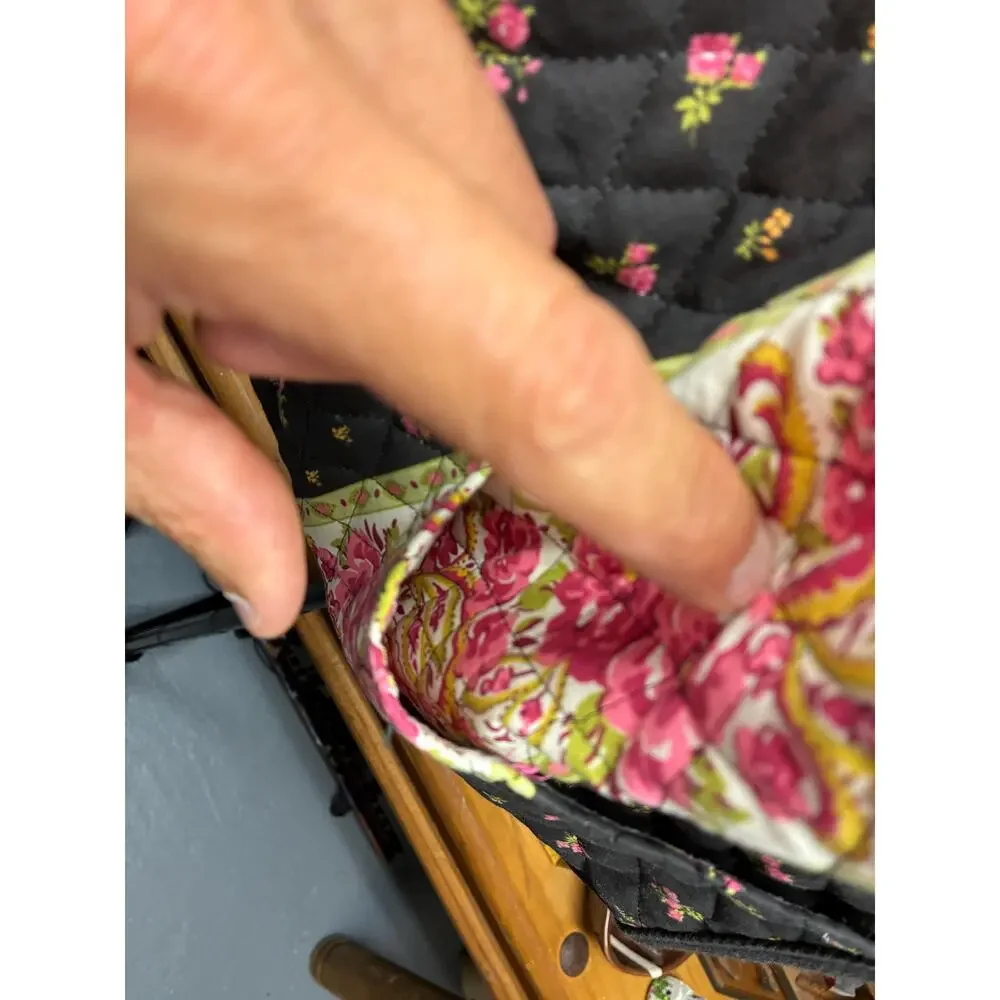 Handcrafted Quilted Tote Bag | Floral Patchwork Purse 10