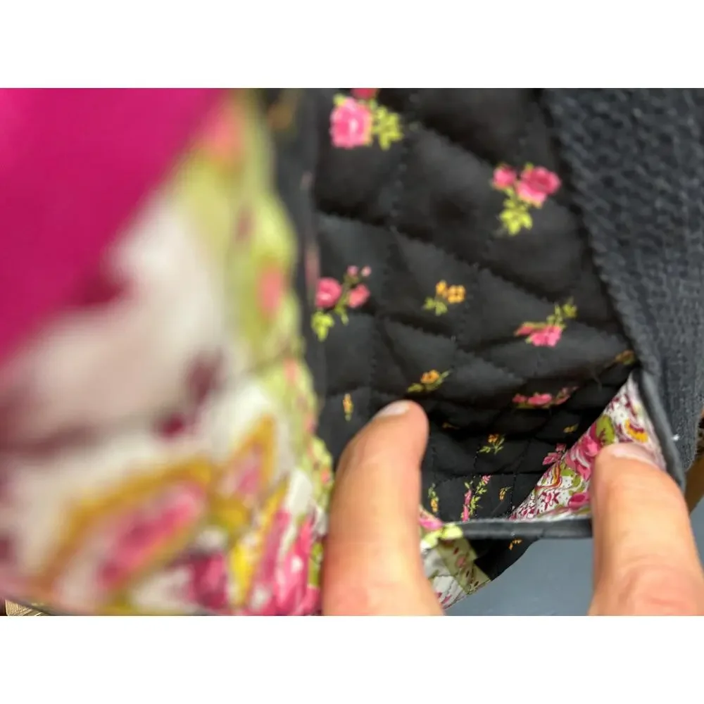 Handcrafted Quilted Tote Bag | Floral Patchwork Purse 10