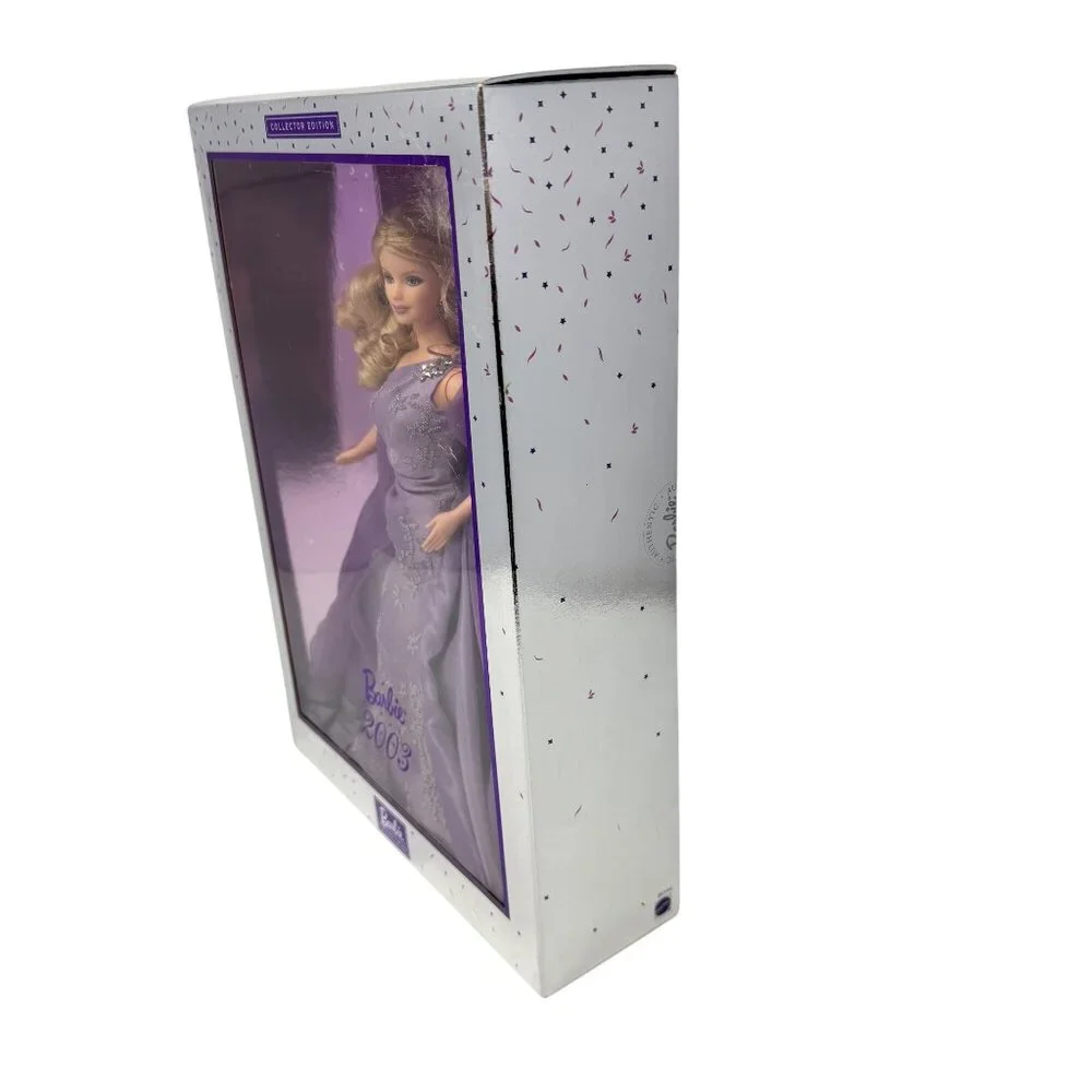 Vtg 2003 Blonde Barbie Collector B0144 NRFB Lavender Gown‎ Limited Edition Doll
