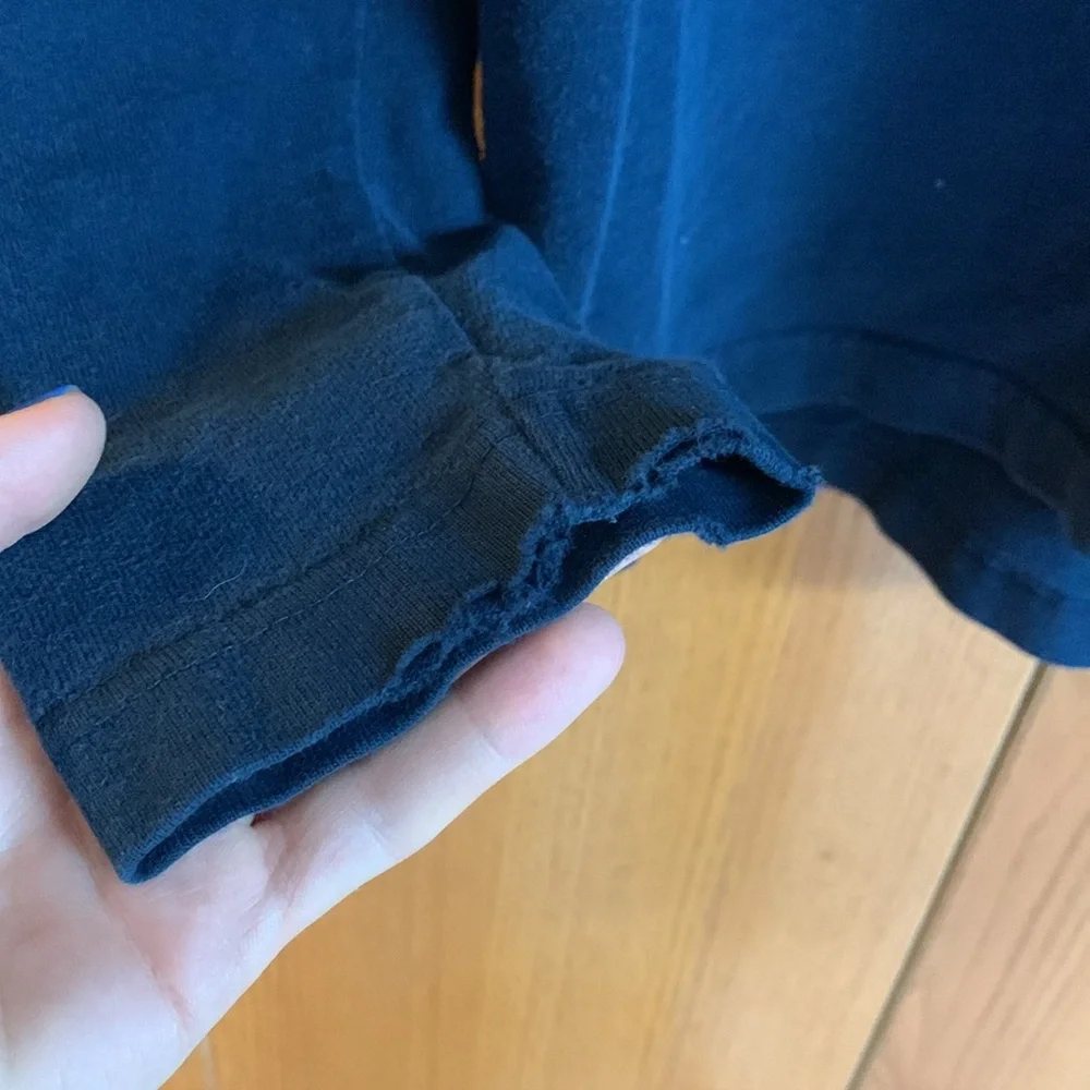 Chaps blue quarterzip