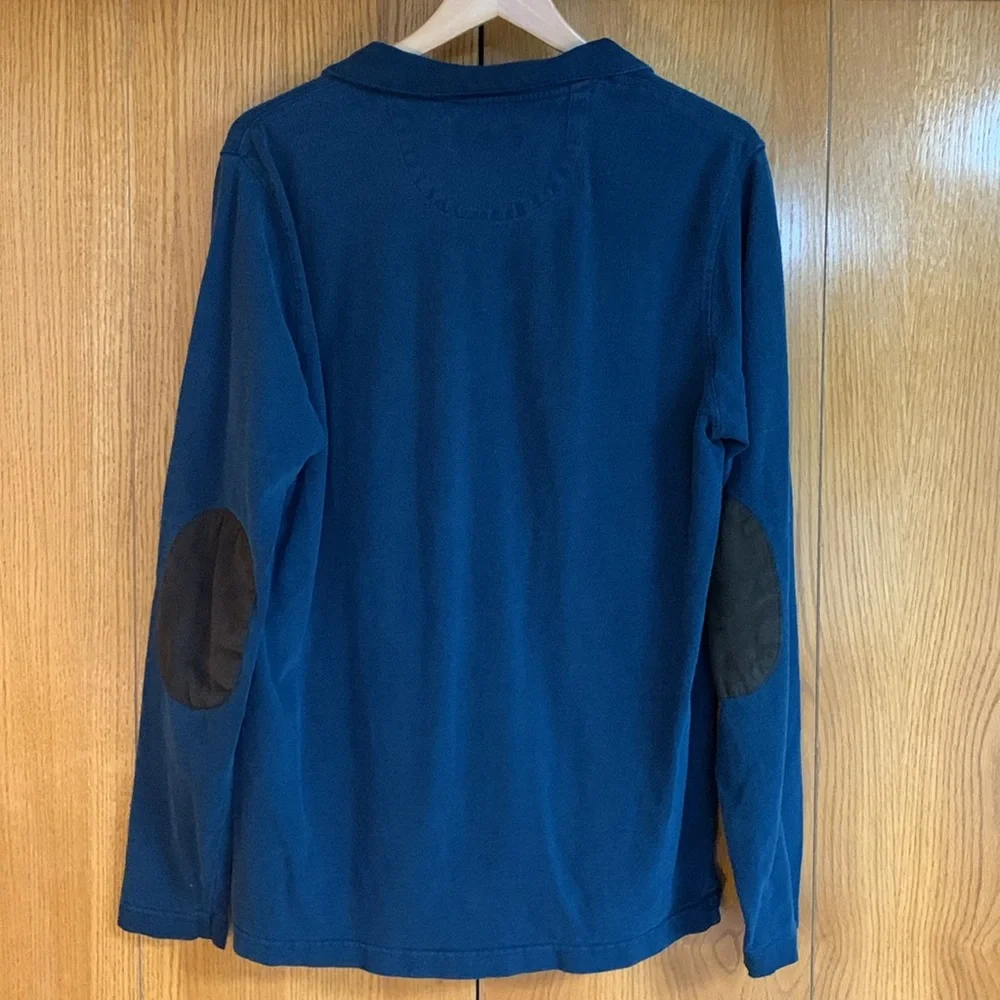 Chaps blue quarterzip