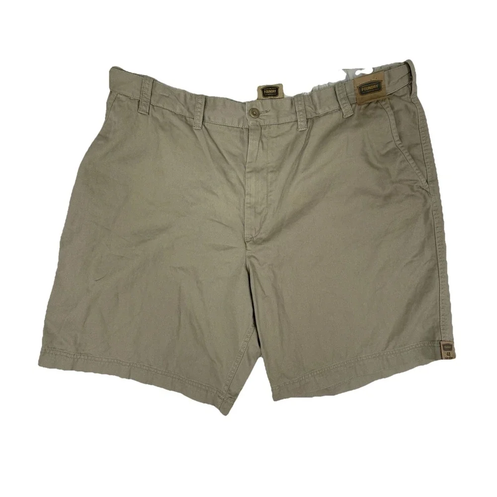 FOUNDRY Flat Front Mens Shorts Sz 48 Big & Tall 10