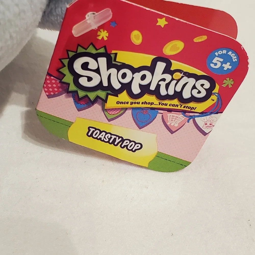 Shopkins Toasty Pop and Taco Terrie Soft Plush 2013 Stuffed Animal Toy with Tags
