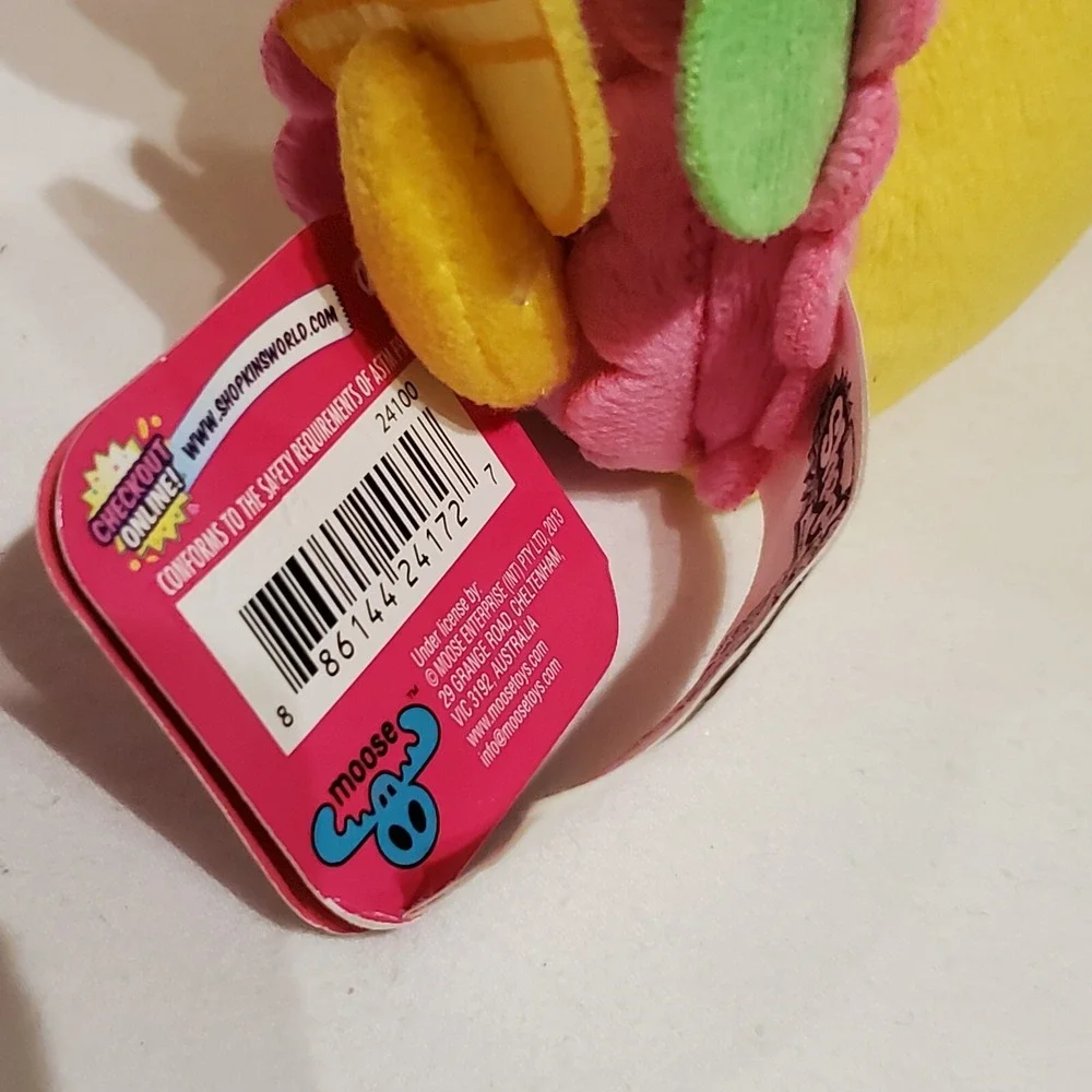 Shopkins Toasty Pop and Taco Terrie Soft Plush 2013 Stuffed Animal Toy with Tags