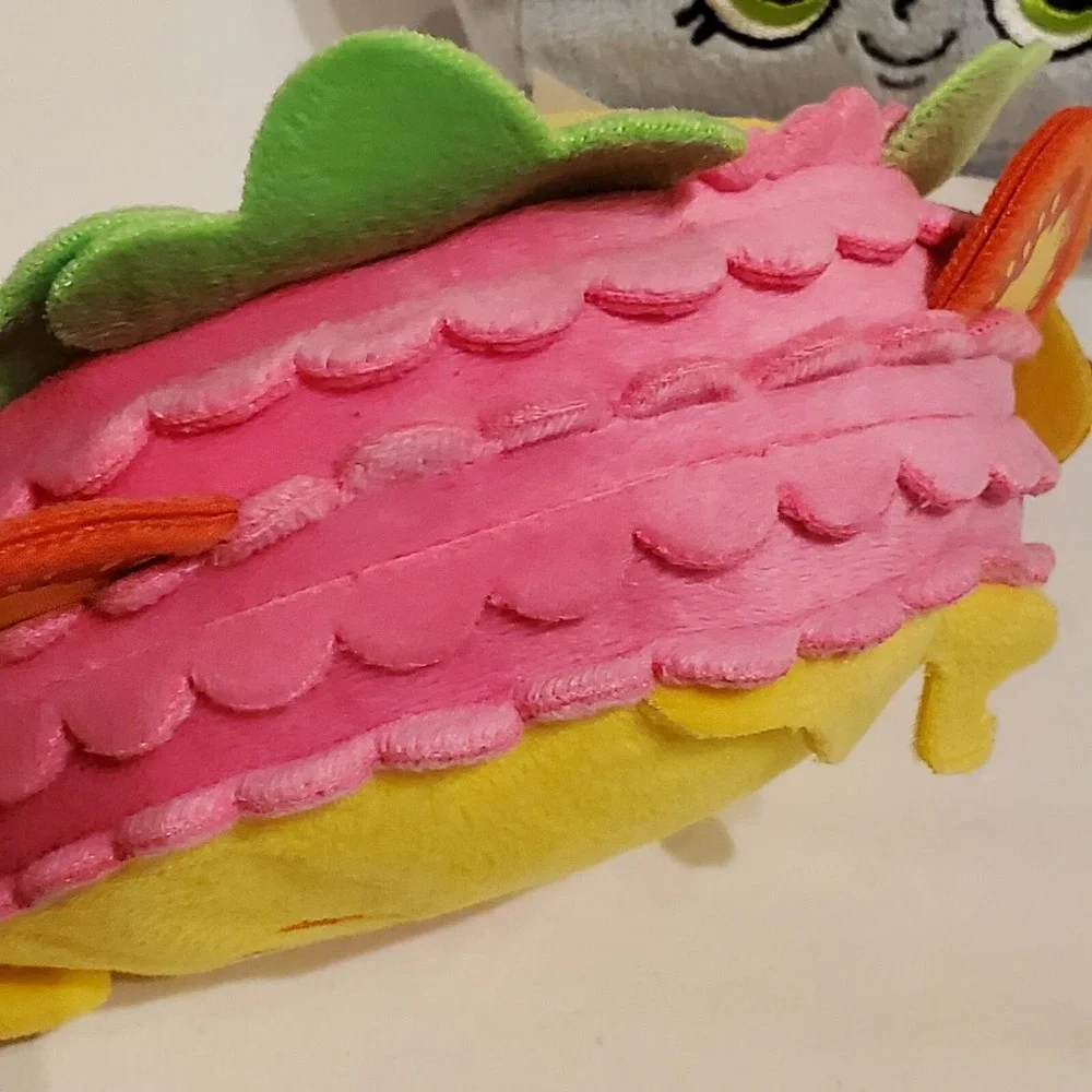 Shopkins Toasty Pop and Taco Terrie Soft Plush 2013 Stuffed Animal Toy with Tags