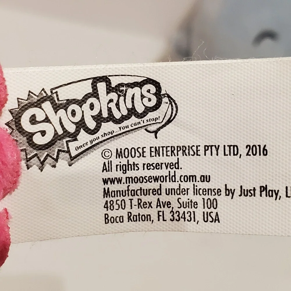 Shopkins Toasty Pop and Taco Terrie Soft Plush 2013 Stuffed Animal Toy with Tags