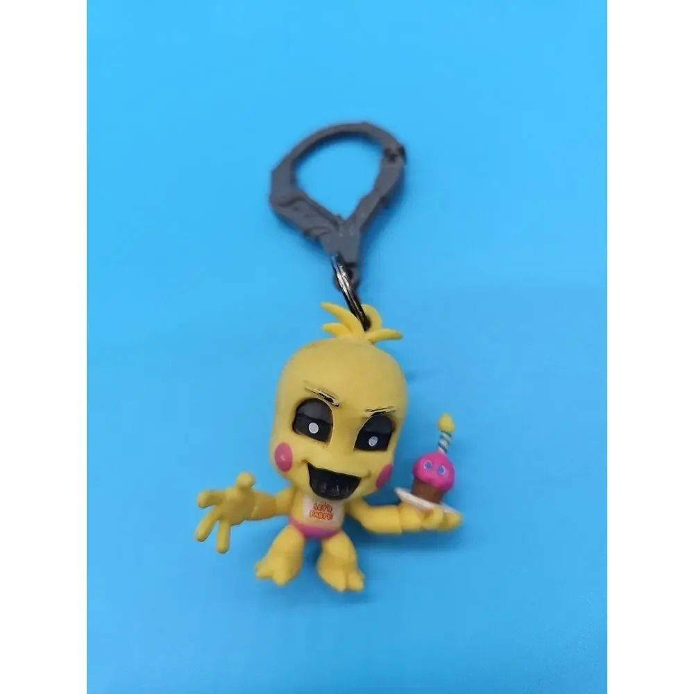 FNAF Toy Chica Keychain Clip Figure 2015 Five Nights at Freddy’s Backpack Hanger