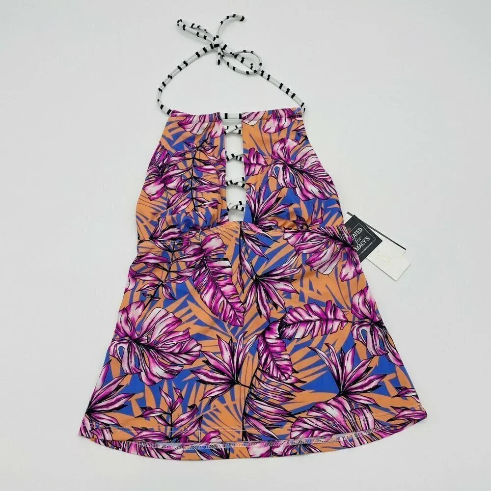 Salt & Cove Medium Floral Printed Tankini‎ Top 1177
