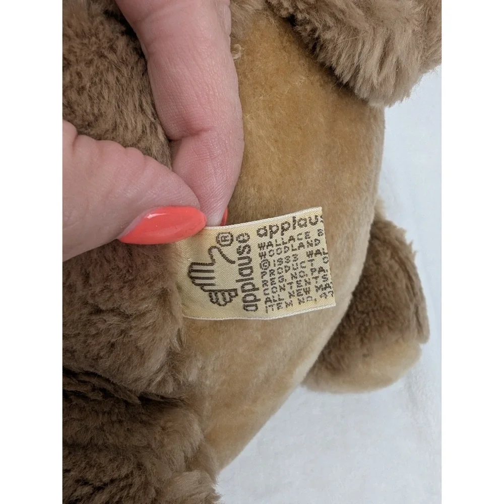 Vintage Egbert Teddy Bear 1983 Soft Plush Toy‎ Applause 12