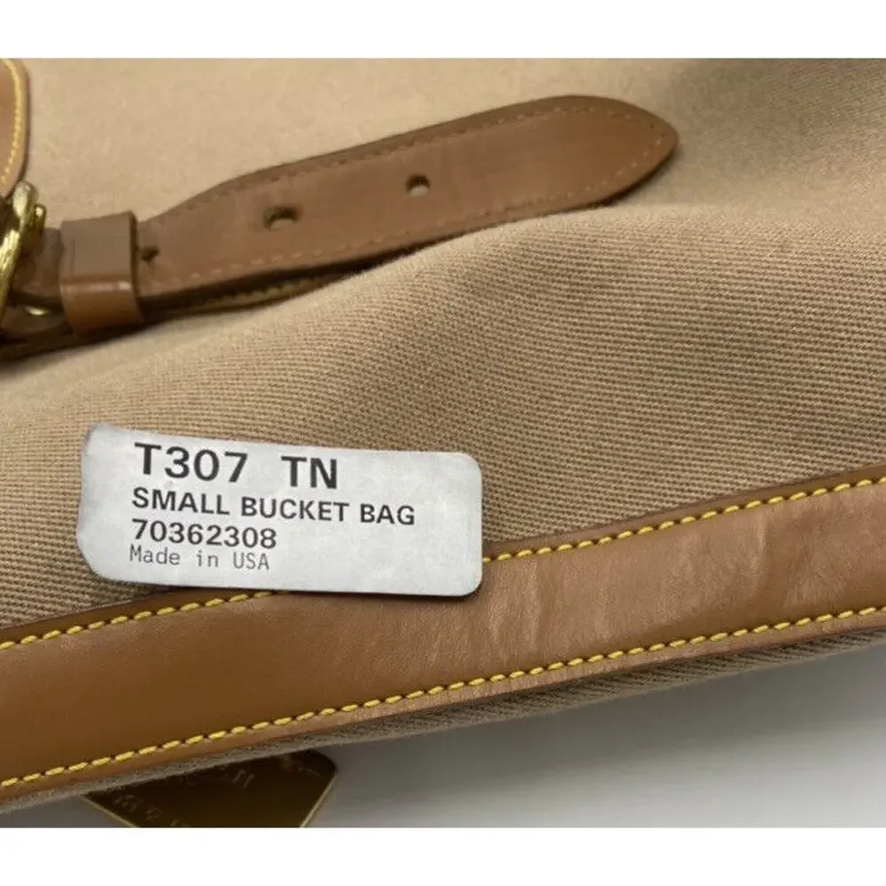 Dooney & Bourke VINTAGE T307, N°362308, made in USA, Tan Small Bucket‎ Bag