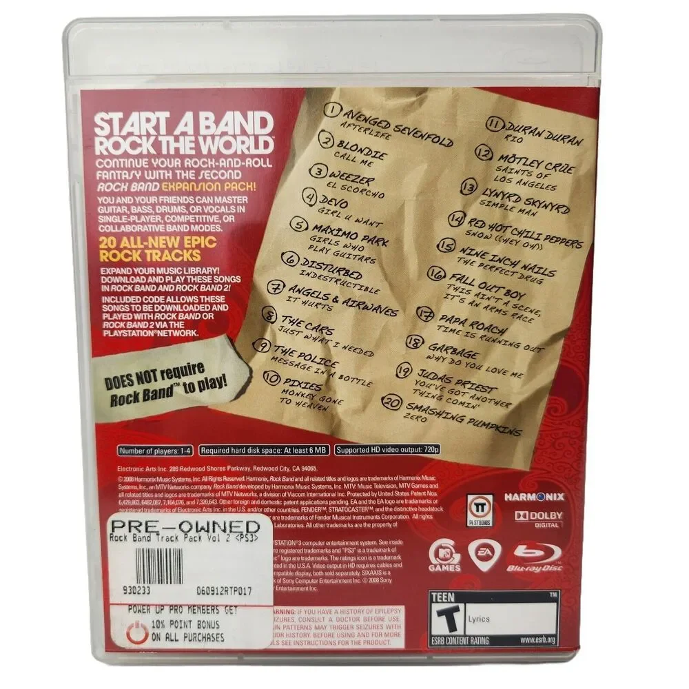 EA rock band