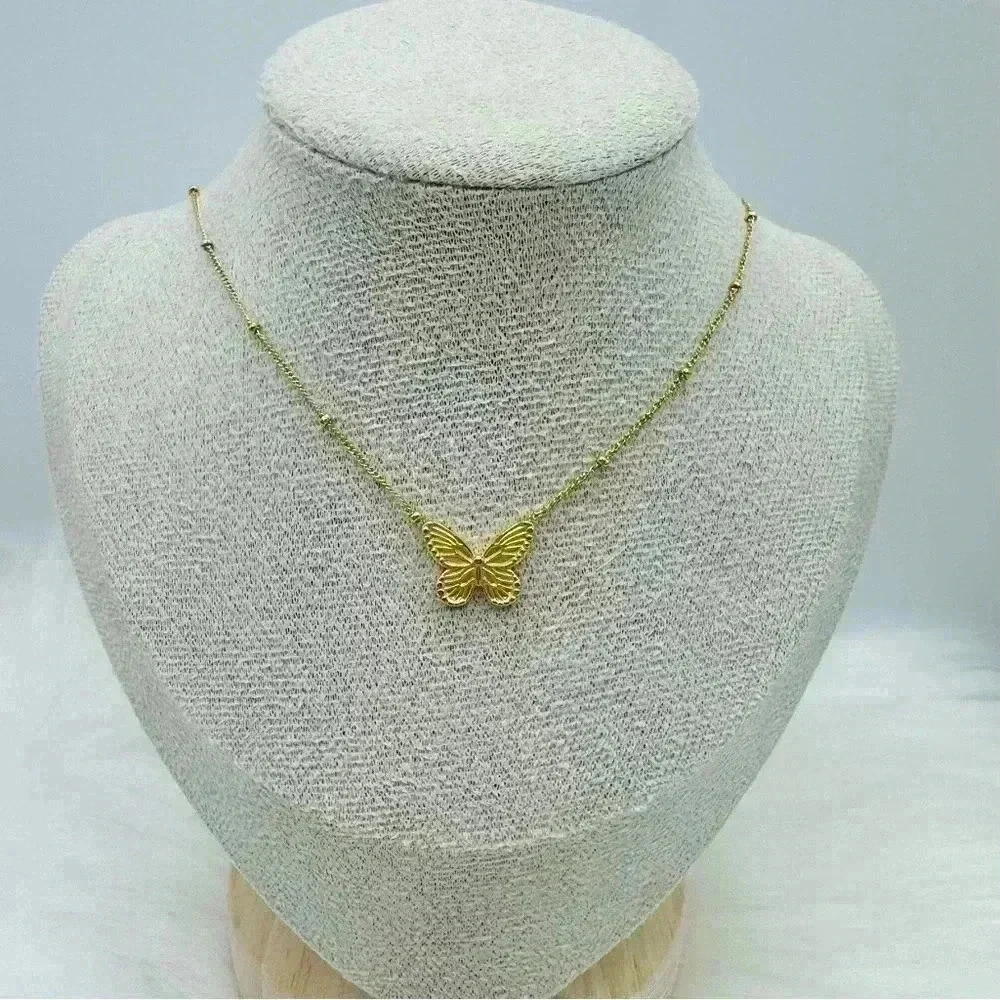 New Dainty Goldie Butterfly Necklace
