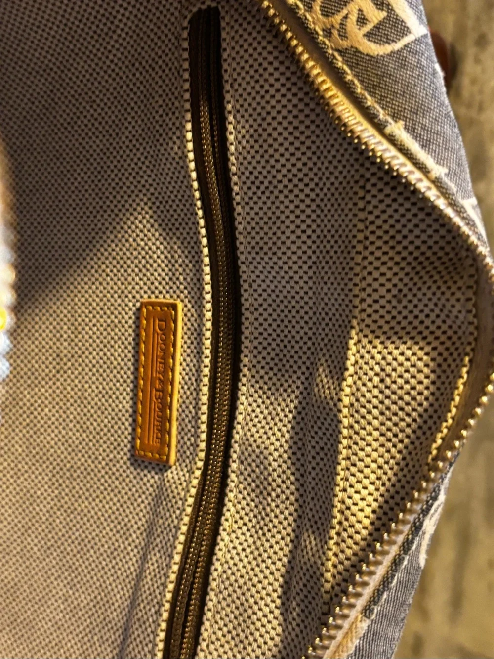 Dooney & Bourke color secure charcoal