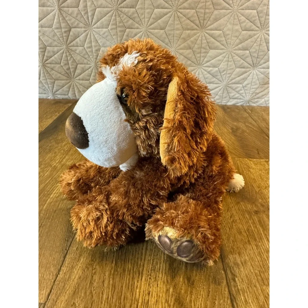 Aurora Olaf Saint‎ Bernard Dog Puppy Plush Stuffed Animal Realistic Brown 9 Inch