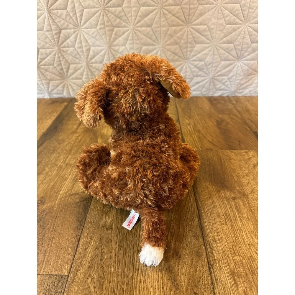 Aurora Olaf Saint‎ Bernard Dog Puppy Plush Stuffed Animal Realistic Brown 9 Inch