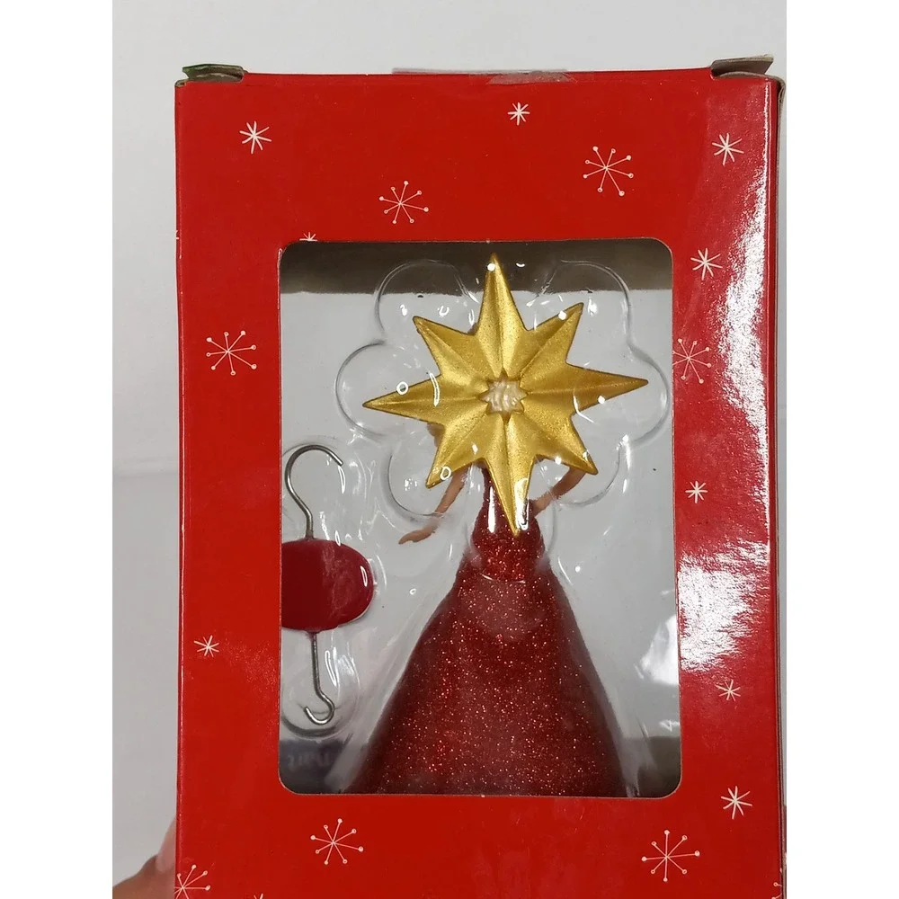 Christmas‎ Hallmark Barbie 2017 Christmas Ornament Red Glitter Gown Star MIMB