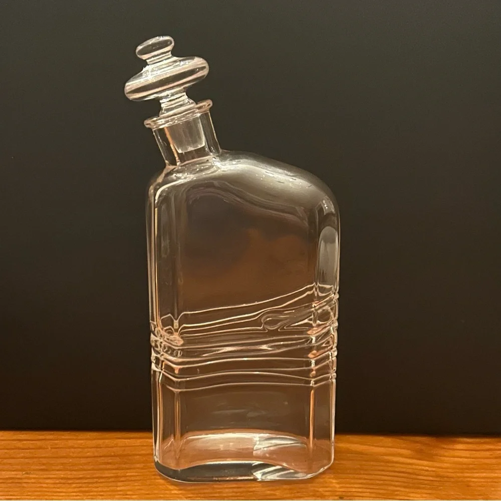 Vintage Ascott Clear‎ Glass Decanter Torben Jorgensen Holmegaard Danish MCM EUC