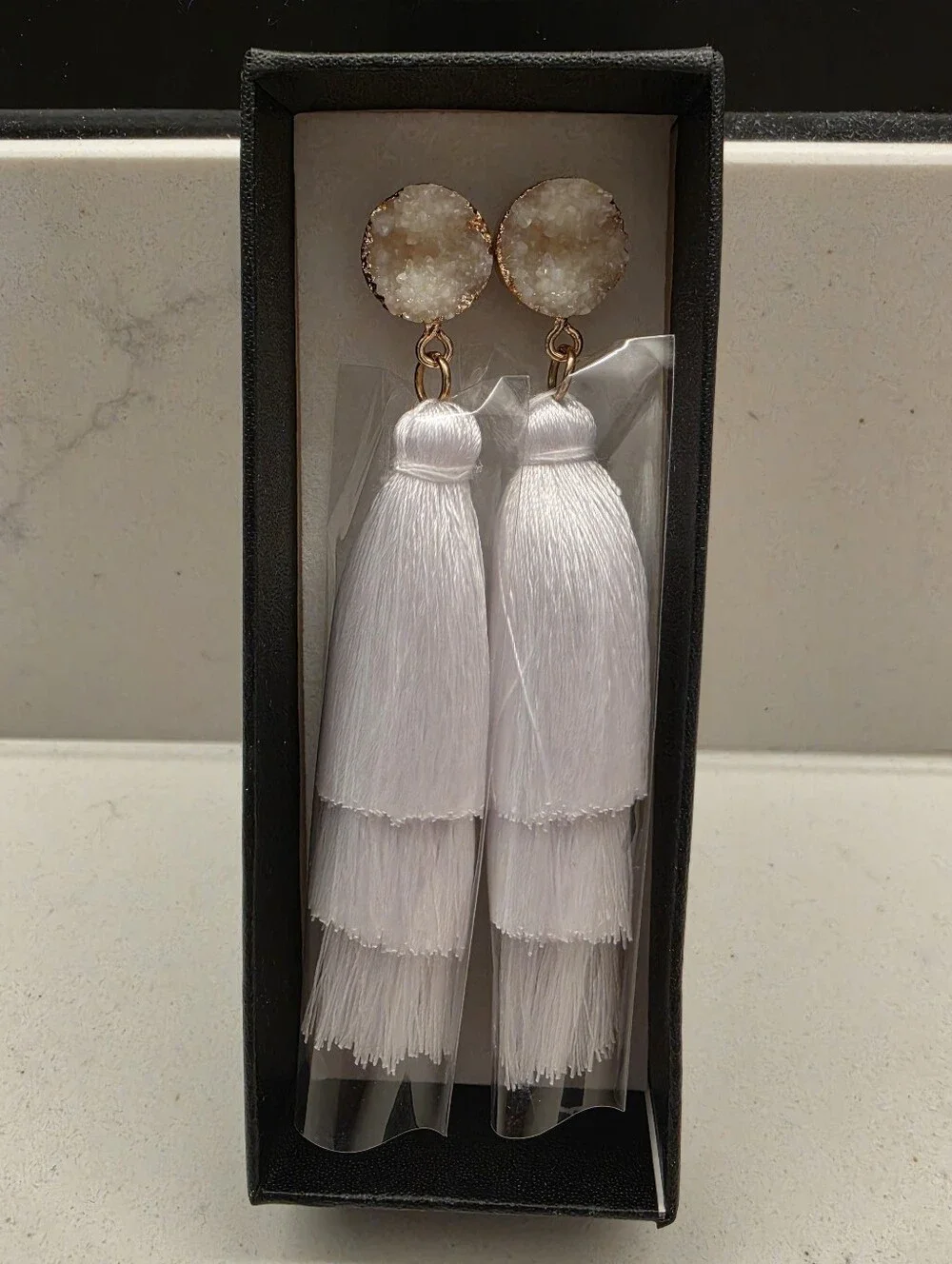 N/A fringe crystals as