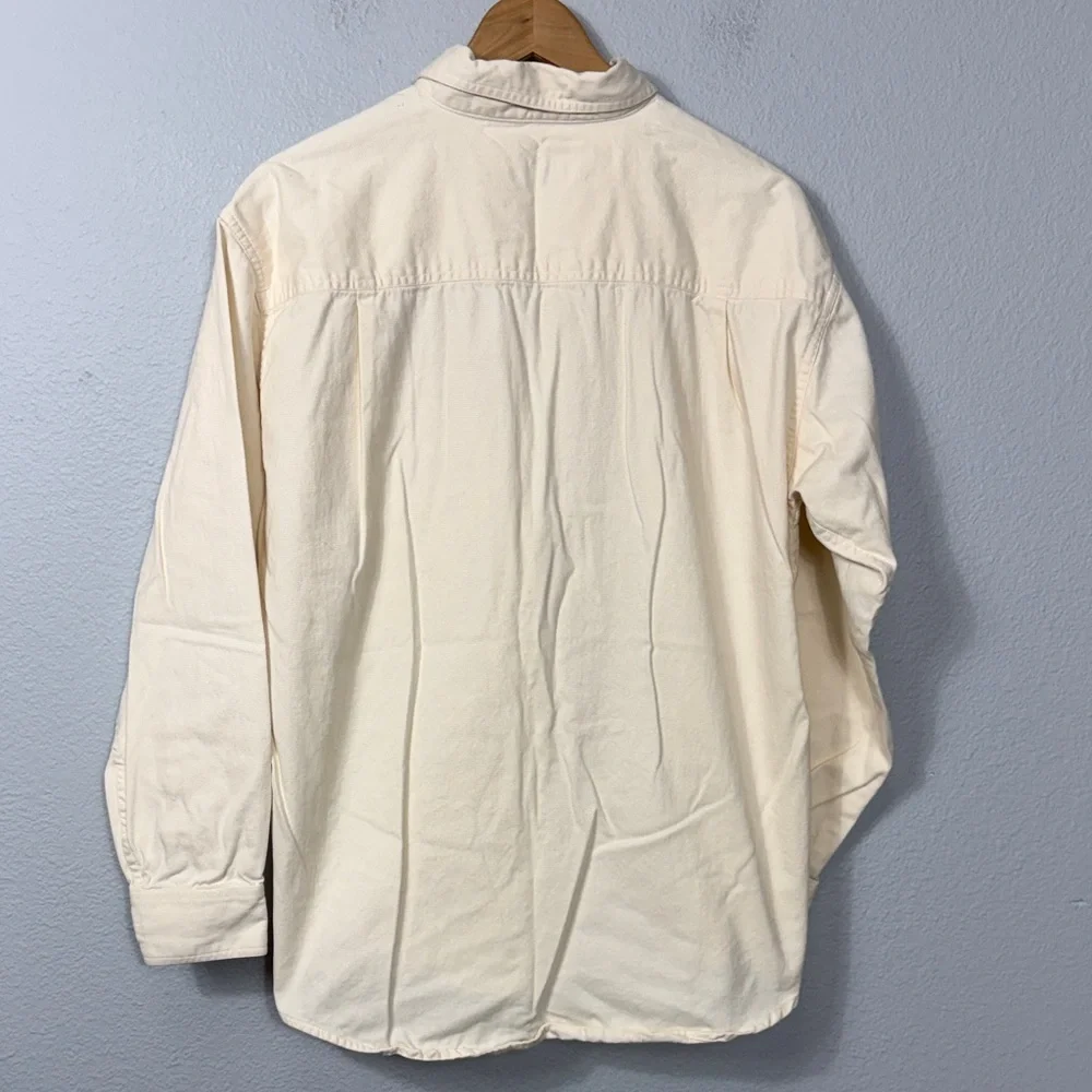 Vintage Baltimore Ravens Men's‎ Cream Button-Up Shirt