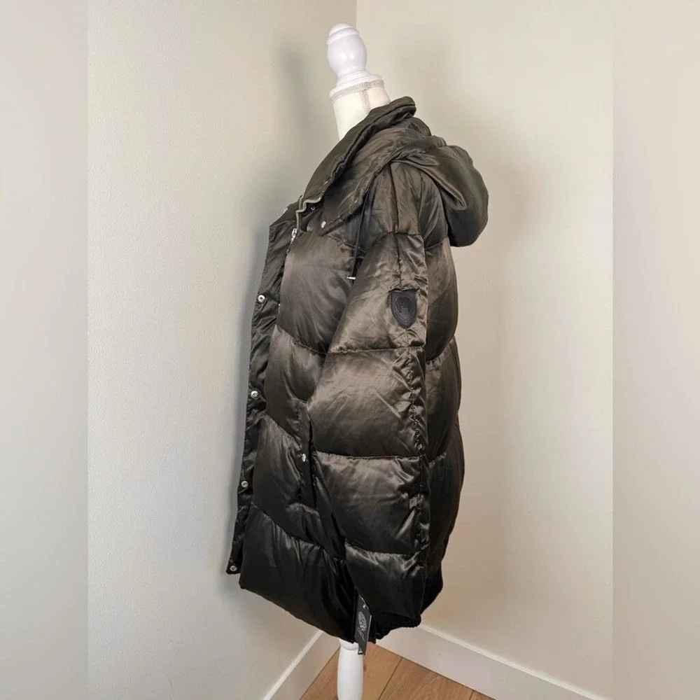 Vince Camuto Women's Olive Down Fill Puffer‎ Style R1291 Size Large NWT