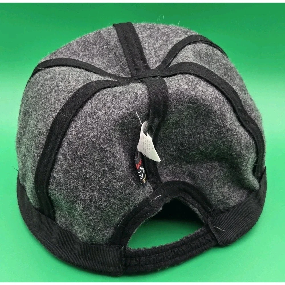 Paul & Shark Yachting Hat Size XL 89% Pure Virgin Wool 11% Alpaca Gray Italy Cap