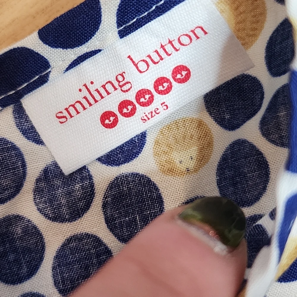 smiling button smiling button