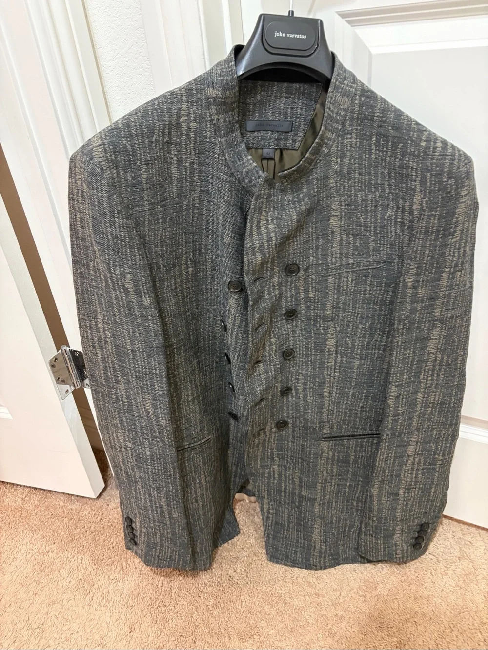 John Varvatos structured mandarin