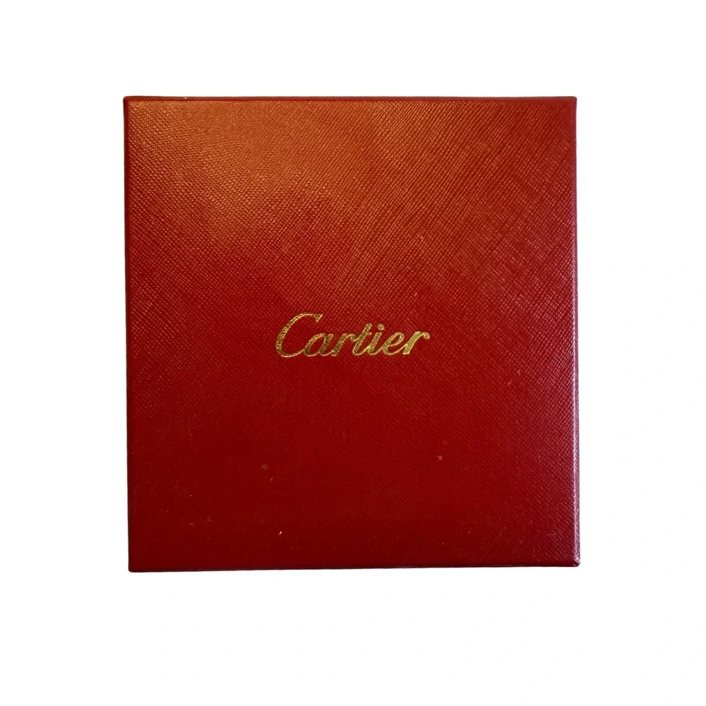 Cartier Red Jewelry Box Set‎ Outer Box Velvet Interior Case Classic Gift Luxury